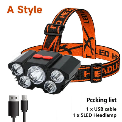 5 LED Flashlight for outdoors. Fishing, hunting, outdoor activities, or working on your car.