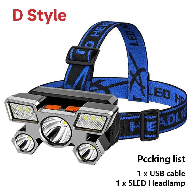 5 LED Flashlight for outdoors. Fishing, hunting, outdoor activities, or working on your car.