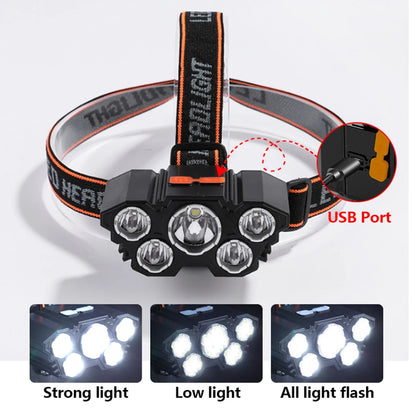 5 LED Flashlight for outdoors. Fishing, hunting, outdoor activities, or working on your car.